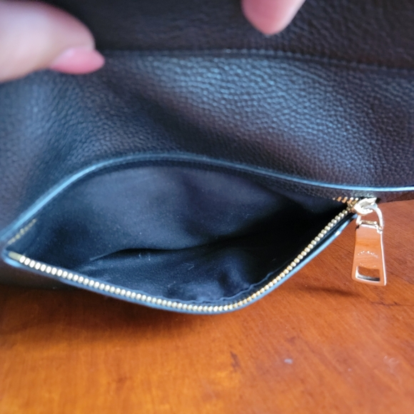 Coach Black Pebbled Leather Tote F54687 - Picture 16 of 16